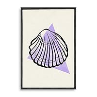 Framed Canvas Wall Art Modern Geometric Pattern Canvas Prints Home Artwork Decoration for Living Room,Bedroom - 16x24 inches