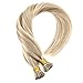 Sunny Hair I Tip Hair Extensions Human Hair Blonde Add Luster Itip Hair Extensions Golden Blonde Highlight Medium Blonde Cold Fusion Remy Pre Bonded Natural Blends 18inch 50g