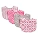 Trend Lab Bib Set, Pink, Lily, 4 Count