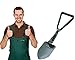 Off Road Shovel Camping Military- Loop Handle Knife Gear Sand Japanese Straight Stainless Steel Fold Entrenching Shovel Tools & Home Improvement Hardware Camping Hunting e tool Gerber Folding Shovel