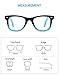 TIJN Safety Eyewear Cute Blue Square Eyeglasses Glasses with Clear Lens for Kids Boys Girls
