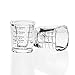 NCnnwovf Espresso Shot Glasses, 26-Incremental Measurement, 2 OZ / 60ML (Sturdy-2 pack)
