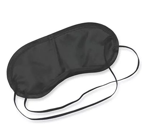 Pack of 20 Eye Mask Shade Cover Blindfold Night Sleeping, with Nose Pad, Blindfold Game Games Relax Cover Black - Thumbnail 5