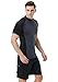 Tesla TM-MSR15-CKK_Large Men's UPF 50+ Short Sleeve Crew Surf Athletic Fit Rashguard MSR15