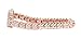 ShoppeWatch Ladies Bracelet Watch Petite Bling Crystals Rose Gold Tone Reloj de Dama King Girl SW9503RSRS