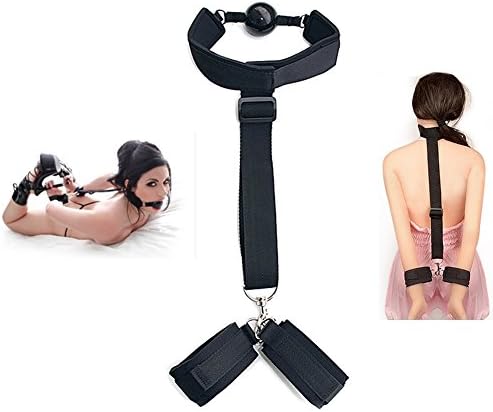 Gag Harness Oral Restraint Fixation Leather Open Mouth Gag Ball Harness Restraints Erotic Games