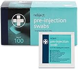 Reliance Medical Pre-Injection Wipes 70% Isopropyl Alcohol Pack of 100 view 2
