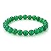JEWELRIESHOP Unisex Synthetic Stones Healing Power Crystal Elastic Stretch 8mm Beaded Bracelet