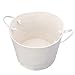 Mkono Cotton Rope Storage Basket | Woven Laundry Basket for Blankets | Toys Storage Basket with Handles | 17