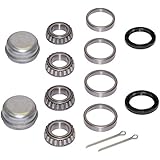 Pair of Trailer Bearing Repair Kits for 1-1/16 Inch Straight Spindles