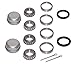 Pair Of Trailer Bearing Repair Kits For 1-1/16 Inch Straight Spindles primary