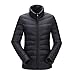 JJMG Women's Packabe Ultra Light Weight Down Coat Short Jacket Outwear Blazer (Small, Black)