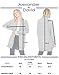 Alexander + David A+D® Womens Casual Oversized Knit Cardigan Sweater W/Pockets (Bk/White, Small/Medium)