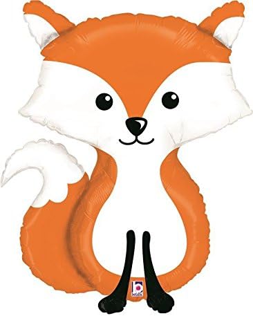 Woodland Fox Shaped 36" Supershape Foil Balloon