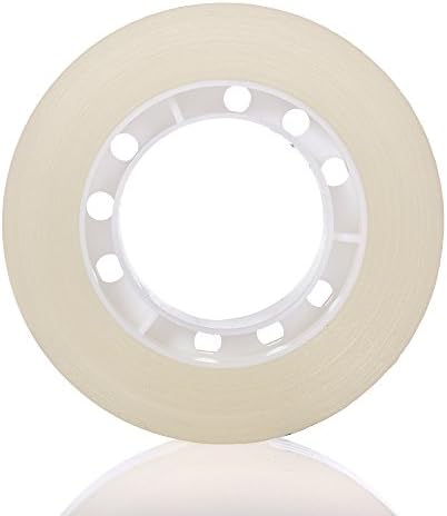 Clear Tape Transparent Tape Dispenser Refill Rolls 3/4 inch by 1000 inch (Bulk 48 Pack)