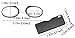 SOOLALA Women Men Go Everywhere SOS Pince Nez Style Nose Resting Pinching Portable Wallet Eye Glasses, Black, +2.5x