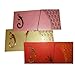 Lightahead® GIFT ENVELOPE CARD MONEY HOLDER FANCY PACKET FOR GIFTING AT FESTIVE OCCASIONS SET OF 4 GANESH ASSORTED DESIGN & COLORS
