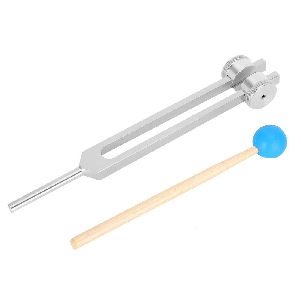 Tuning Fork Set, 111Hz Aluminum Meditation Massage Yoga Tuning Fork with Hammer, Storage Bag, Acupoint Therapy, Sound Healing, Chakra Meditation Tools