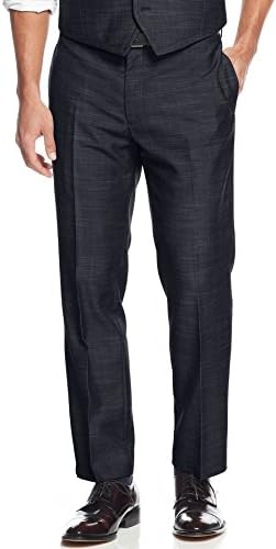 INC Navy Pressed Mens 30x30 London Dress Flat Front Pants Blue