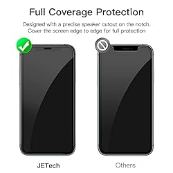 JETech Full Coverage Screen Protector for iPhone 11