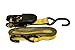 Everest Premium Ratchet Tie Down – 4 PK – 1 IN – 10 FT – 300 LBS Working Load – 900 LBS Break Strength – Cambuckle Alternative – Cargo Straps Perfect for Moving Appliances, Lawn Equipment and Motorcycles