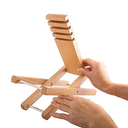 Timiy Solid Wood Guitar FootStools Adjustable 4 Levels Professional