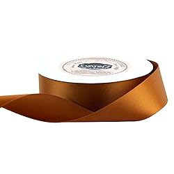 VATIN 1 inch Double Faced Polyester Satin Ribbon