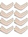 Boao 8 Pairs Unisex Arm Sleeves UV Sun Protection Cooling Sleeves for Driving Jogging Golfing Riding Outdoor Activities (Skin Color)