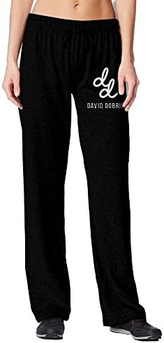 Fandao Women's David DOBRIK Dd Cotton Workout Pants Black Medium