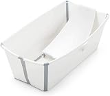 Stokke Flexi Bath Newborn Support White Ergonomic Insert for Birth to 8 Months view 4