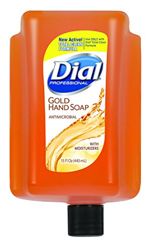 Dial 1435928 Eco-Smart Gold Amenity Liquid Hand Soap, 15oz Refill Cartridge (Pack of 6)