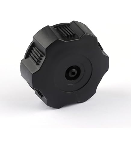 2 Bouchons Réservoir Carburant VGOL 40mm - Pour Moto 50-125CC, ATV, Quad - Plastique Noir