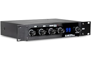 summina Karaoke Mixer Reverberator 99 DSP Digital Audio Effector Stereoscopic Sound Effect KTV Microphone BT Reverberation Effector for Stage Performances DJs Business Speeches Mixer Karaoke