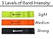 Acumobility Resistance Loop Bands (3 Pack) 3 Levels of Resistance Bands Included. Light/Medium/Heavy Resistance Bands in a Travel Bag, Cloth Exercise Bands, Mini Bands, Exercise Loop Bands