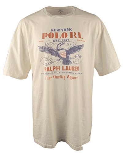 Polo Ralph Lauren Men's Big & Tall Eagle Graphic T-Shirt-AC-LT