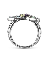 Plata de Ley Multi Gema Anillo de libélula de Carolyn Pollack