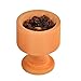 Hookah Ceramic Bowl with Wind Cover, Premium Shisha Brass Fireplace Insert + Deluxe Hot Pan Chimney Top Perfect Smoking Experience for Hookah Lovers