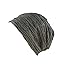 Spring Fever Men Women Adults Unisex All Season Slouchy Skull Cap Wrinkled Hat Lightweight Beanie 2 Pack: Black/Grey