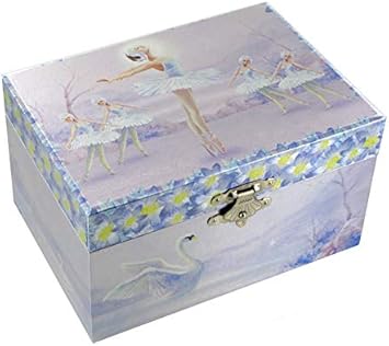 Caja de música para joyas / joyero musical de madera con ...
