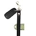 Lam Gallery Split Leather Purse Replacement Strap Black Wide 5/8