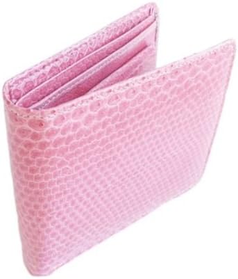 'Hit Hot' Pretty (Genuine) Sea Snake Skin Leather Bifold Light Pink Wallet
