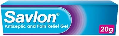 Savlon Antiseptic & Pain Relief Gel 20g - Anaesthetic & Antiseptic