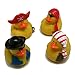 Fun Express 12 Mini Pirate Rubber Ducks Duckie Ducky Party Favors Novelty (1 Dozen)