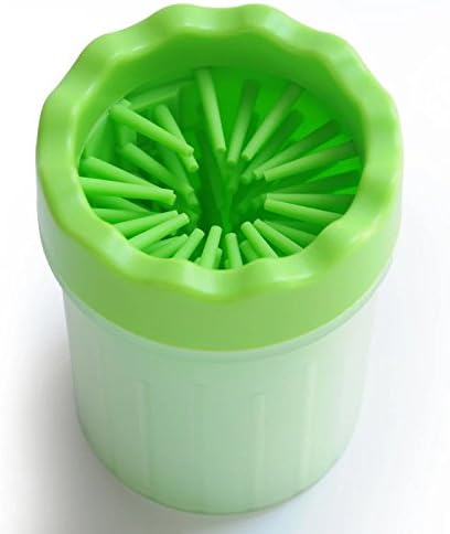 Avinka Portable Dog Paw Cleaner,The best way to clean your pet's feet is to keep your pet's feet clean and healthy (Small, Green)