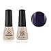 Qimisi Soak-Off UV LED Gel Polish Nail Art New Bling Colours Manicure Lacquer 7ml Plum