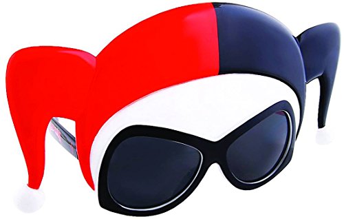 Sunstaches Officially Licensed Harley Quinn, Large