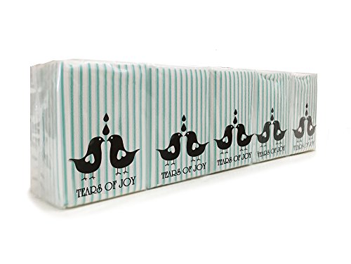 Classy Bride Tears of Joy Wedding Tissues – 10 Packs