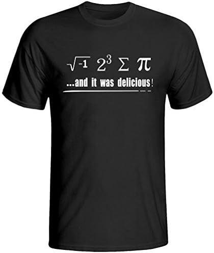 OKnown Funny Pi Ate Some Pie and It was Delicious Men's T-Shirt Graphic Math Physics E=MC2 Get Real Be Rational