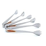 Set Of 3 Food Tongs Stainless Steel Kitchen Tool Size 7 Inch