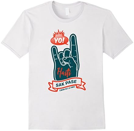 Men's Yo Haiti Sak Pase Large White